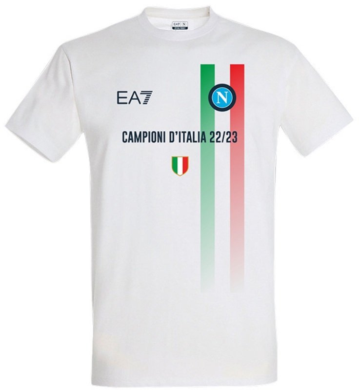Camisa Napoli 2022 2023 EA7 oficial Campeão Italiano